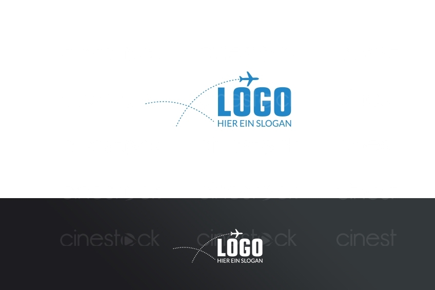 Logo Flugzeug